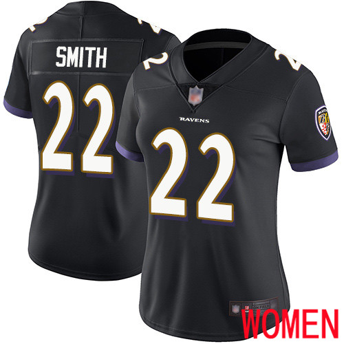 Baltimore Ravens Limited Black Women Jimmy Smith Alternate Jersey NFL Football #22 Vapor Untouchable